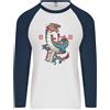 Fruit of the Loom Cinese Zodiac Shengxiao Anno Del Dragon Uomo L/S Baseball T-Shirt