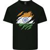 Gildan T-Shirt In Cotone Leggero Con Bandiera Dell'India Per Uomini
