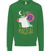 Awdis 6 Età Compleanno Ragazza Magico Unicorn 6th Bambini Felpa Maglione