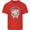 Gildan Unicorn Compleanno Principessa 4th 5th 6th 7th 8th Uomo Cotone Leggero T-Shirt