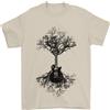 Gil dan Chitarra Elettrica Albero & Roots Chitarrista T-Shirt 100% IN Cotone