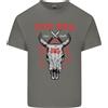 Gildan T-Shirt In Cotone Leggero Per Uomo Con Teschio Di Mucca BBQ Steak House