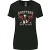 Gildan Choppers Ride To Bike Outlaw Biker Motorcycle Donne T-Shirt A Manica Larga