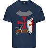 Gildan Cavalieri Templari Costume st Georges Giorno Uomo Cotone Leggero T-Shirt