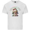 Gildan Santa Paws Sta Arrivando Maglietta Divertente In Cotone Leggero Per Uomo