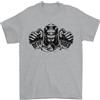 Gil dan T-Shirt Da Biker Per Uomo Devil Rider 100% Cotone