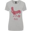 Gildan T-Shirt Donna Taglio Ampio Anno Del Gallo Zodiacale Cinese