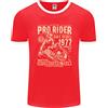 Fruit of the Loom BMX Pro-Rider 1977 Maglietta Ringer Da Uomo