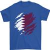 Gil dan Maglietta Da Uomo Qatar Flag Qatari Day 100% Cotone
