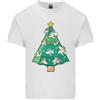 Gildan Maglietta In Cotone Leggera Per Uomini Con Albero Di Natale Unicorn