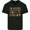 Gildan Fine Sigaro Divertente 40th 50th 60th 70th Compleanno Uomo V-Neck Cotone T-Shirt