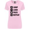 Gildan Maglietta Divertente Per Donne Con Taglio Ampio Skydiving Jump Land Pack