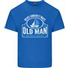 Gildan Un Uomo Anziano con Una Barca Marinaio Vela Divertente Uomo Cotone T-Shirt