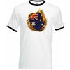 Fruit of the Loom Australiano Bandiera Nazionale Fiamme Uomo Giorno T-Shirt Rugby Calcio Maglia