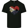 Gildan Love Flag Saint Martin Maglietta Calcio Bambini Ragazzi Ragazze