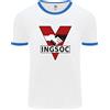 Fruit of the Loom Ingsoc George Orwell Inglese Socialismo 1994 Uomo Ringer