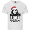 Gildan Xmas Lascia Che Neve Divertente Maglietta Di Natale In Cotone Leggero Per Uomo