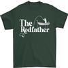 Gil dan The Rodfather Maglietta Divertente Per Papà Pescatore 100% Cotone