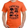 T-Shirt Gaming Control Freak Uomo Divertente Retro Videogiochi PC