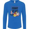 Gildan Come To Play Lets Summon Demoni Ouija Board da Uomo Manica Lunga T-Shirt