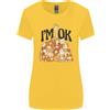 Gildan Im Ok Divertente Gatto Mamma Papà Crazy Donna Gattino più Ampia Taglio T-Shirt