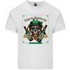 Gildan Giorno di San Patrizio Teschio Birra Alcol Uomo Cotone Leggero T-Shirt