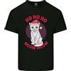 Gildan Ho Divertente Natale Gatto Natale Maoo Uomo Cotone Leggero T-Shirt