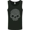 Gildan Skull Di Chains Biker Moto Giacca Canotta Uomo