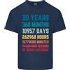 Gildan 30th Compleanno 30 Età Uomo Cotone Leggero T-Shirt