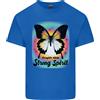 Gildan T-Shirt Per Bambini Farfalla Con Spirito Forte E Pelle Delicata