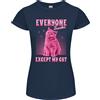 Gildan Tutti Fanno Schifo Tranne Il Mio Gatto T-Shirt Donna Taglia Piccola