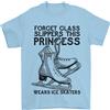 Gildan This Principessa Abbigliamento Ghiaccio Skate Skater Divertente T-Shirt 100%