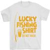 Gil dan Portafortuna Pesca Pescatore Divertente T-Shirt 100% Cotone