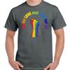 Gildan Lgbt T-Shirt Gay Pride Tutti per Amore Pace Uguaglianza Unisex Maglietta Lesbico