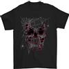 Gildan Tela di Ragno Teschio T-Shirt 100% Cotone
