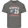 Gildan T-Shirt In Cotone Per Uomo Del 25° Anniversario Di Matrimonio