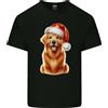 Gildan T-Shirt In Cotone Leggero Con Cappello Di Natale Per Cani Golden Retriever