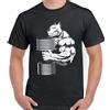 T-Shirt Bulldog Uomo Allenamento Mma Top Palestra Bodybuilding Pesi UFC