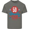 Gildan Glorious 50 Anni 50th Compleanno Union Jack Bandiera Uomo Cotone Leggero T-Shirt