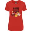 Gildan Come To Play Lets Summon Demoni Ouija Board Donna più Ampia Taglio T-Shirt