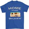 Gildan Home Is Where You Park It Caravan Divertente T-Shirt 100% Cotone