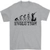 Gildan Evoluzione Di Un Cacciatore Divertente Hunting Hunt Maglietta Uomo 100% Cotone