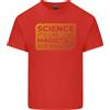 Gildan Scienza Come Magia Ma Fisica Geek Maglietta Bambini