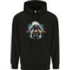 lovetshirts Felpa Con Cappuccio Grim Reaper Per Uomo In Cotone 80% 20