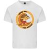 Gildan T-Shirt Leggera In Cotone Per Uomo Con Riccio Che Surfa Divertente