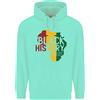 Awdis Africano Nero Storia Mese Vive Materia Juneteenth Bambini Felpa con Cappuccio