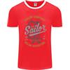 Fruit of the Loom Sailor Company Barche A Vela Yacht Speedboat T-Shirt Ringer Uomo FotL