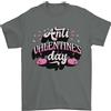 Gildan T-Shirt Antivalentines Day Per Uomini 100% Cotone