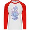Fruit of the Loom Maglietta Da Baseball Dragon Uomo L/S