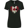 Gildan Love Canada Flag Canadian Day Football Donne T-Shirt A Taglio Ampio